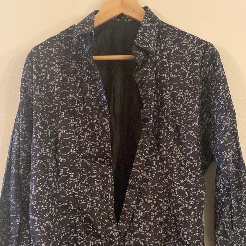 Black and White Patterned blouse